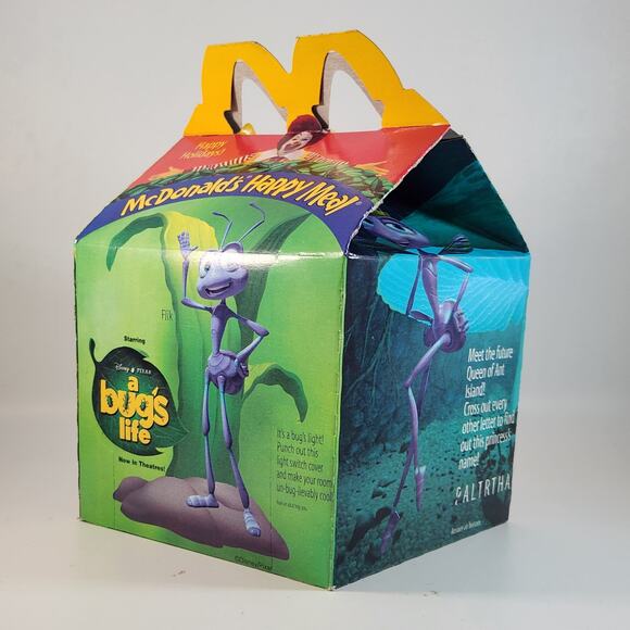 Vintage 1998 McDonald’s Happy Meal Box – Disney Pixar A Bug’s Life Movie Promo - Picture 3 of 10